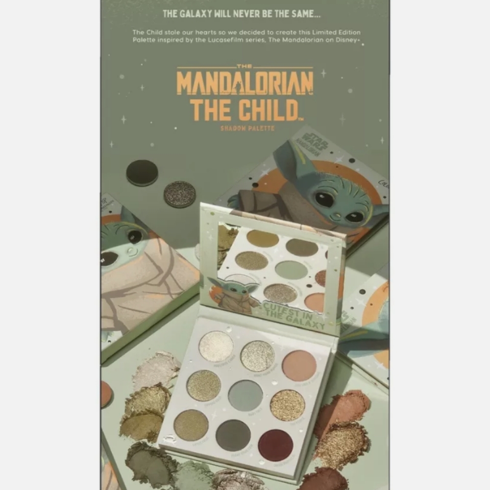 ColorPop mandalorian the child eye pallet